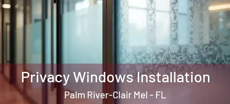  Privacy Windows Installation Palm River-Clair Mel - FL