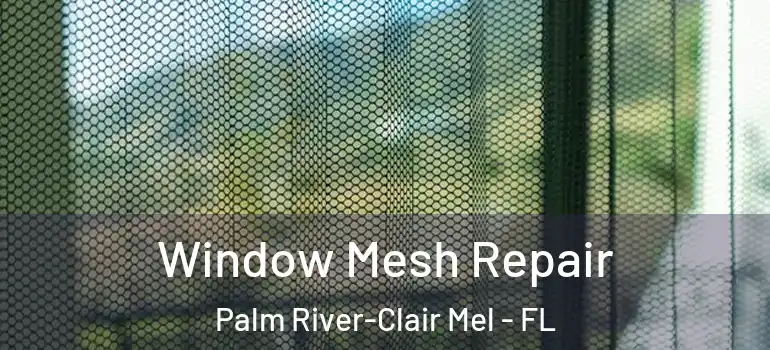  Window Mesh Repair Palm River-Clair Mel - FL